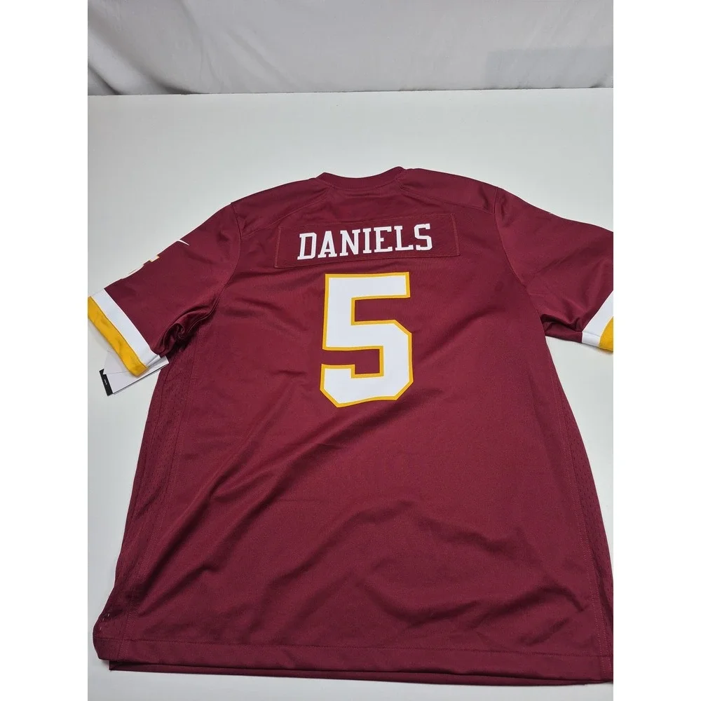 Washington Commanders Football Jersey Mens XL Red NFL Nike Jayden Daniels 5